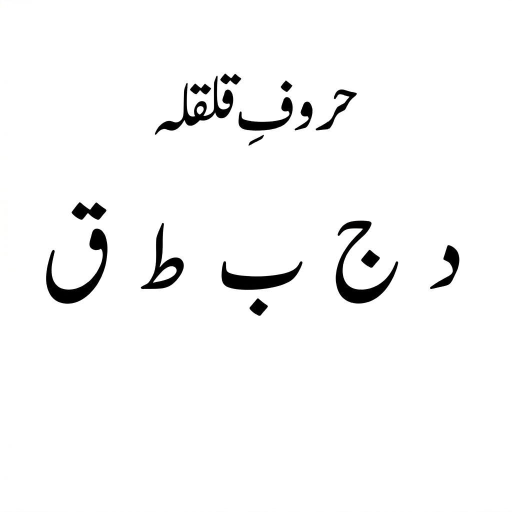 Qalqalah Letters